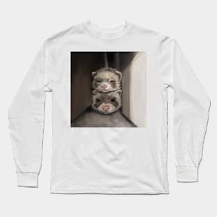 Ferret Stack Long Sleeve T-Shirt